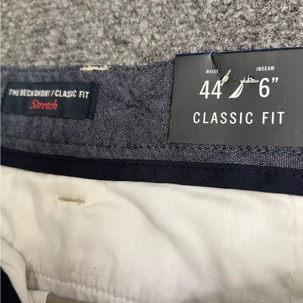 NWT Nautica deck shorts Stretch Size 44 6 Inch Inseam Tan Men’s Pockets - Picture 5 of 5